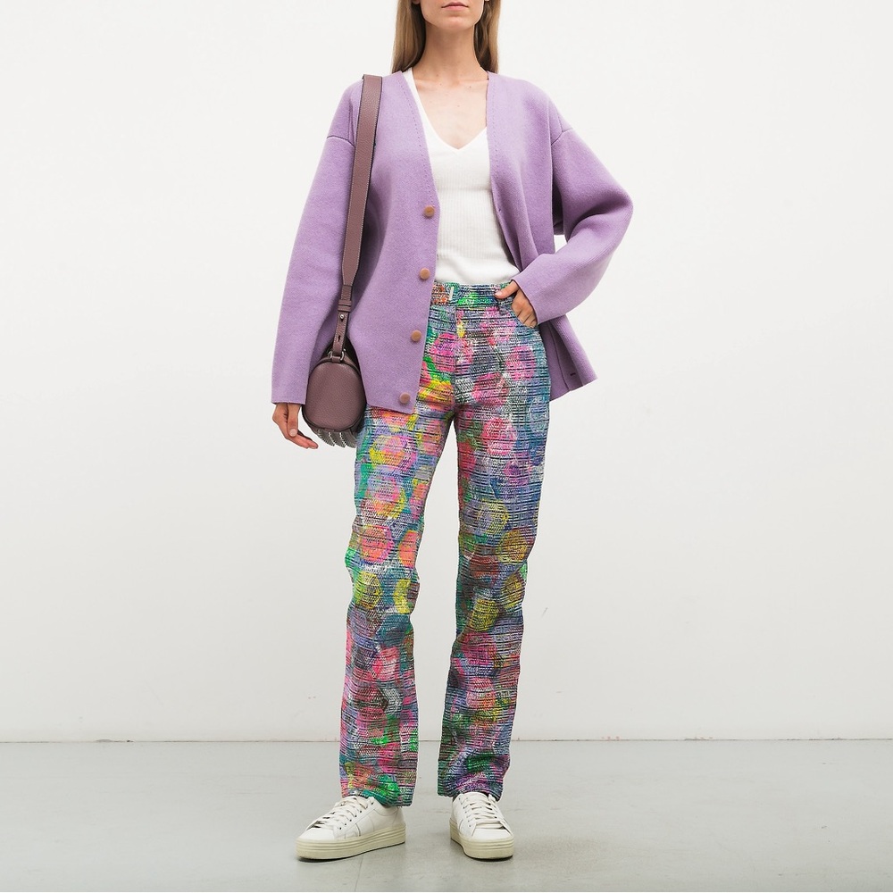 Givenchy x Bstroy multicolored 4G all over patch jeans